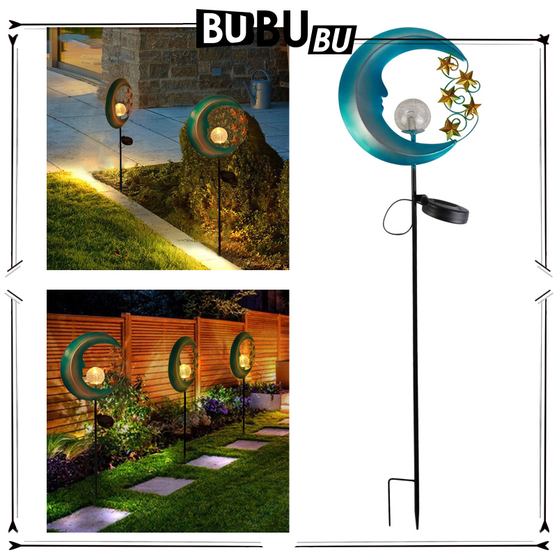 [ROOBON]Landscape Crescent Stake Solar Power Garden Light Lamp Solar Stick Lights