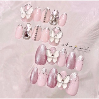 Nail box móng úp thiết kế - kèm theo dũa và keo gắ