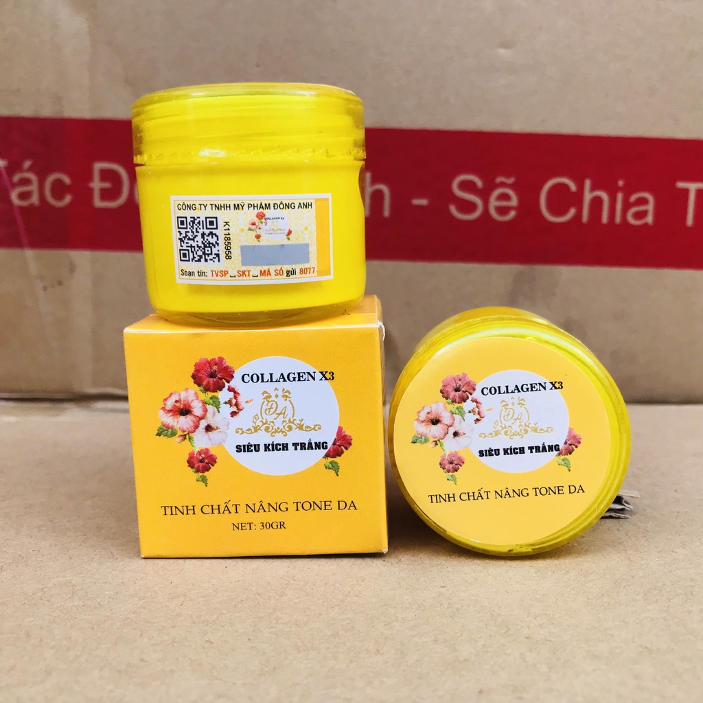 Kích trắng collagen x3 cty Đông Anh
