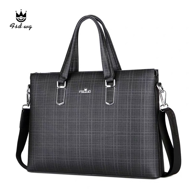 Cặp da cao cấp San Leather 9052 Hàng nhập khẩu Túi xách da cao cấp.