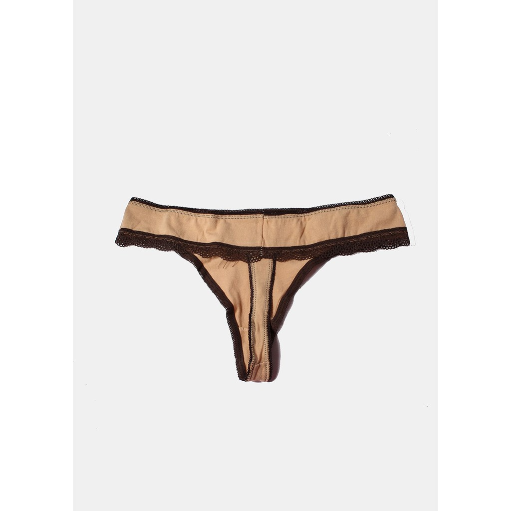 QUẦN CHIP SHOP MISS A Two-Tone Ruffle Thong Panty