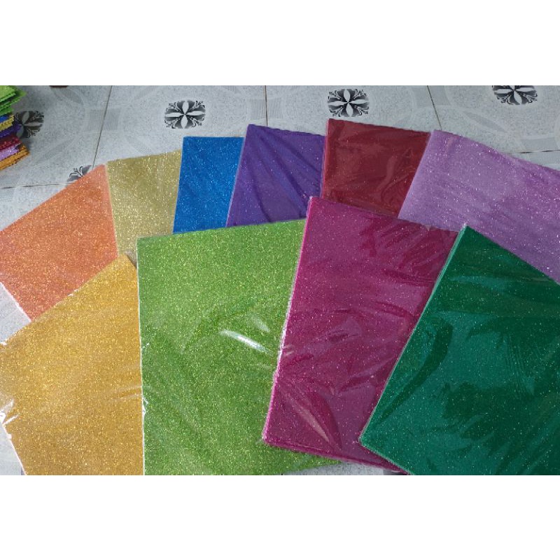 Xốp kim tuyến trang trí mầm non