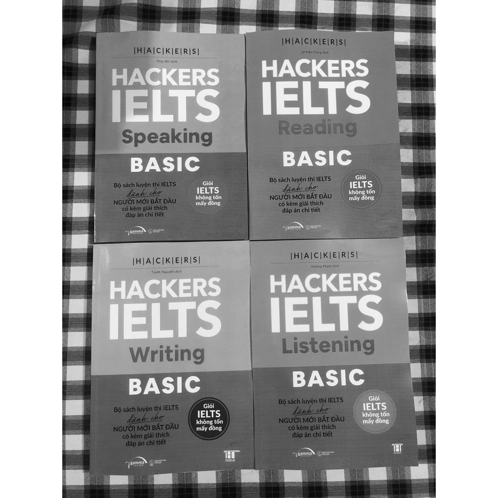 Combo 4 Sản phẩm hỗ trợ học IELTS hay Basic