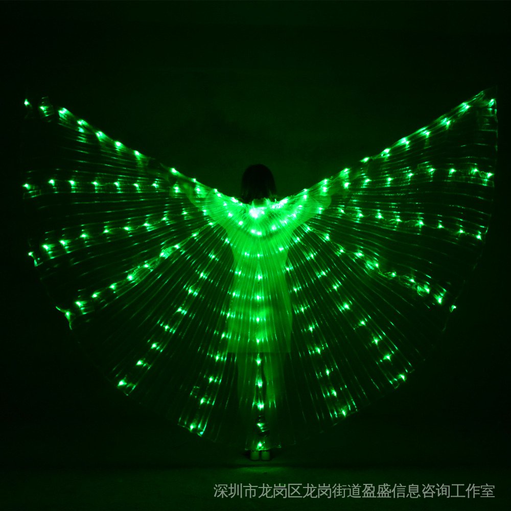 Đôi Cánh Bướm Gắn Đèn led Phát Sáng Cho Bé Biểu Diễn Múa Bụng