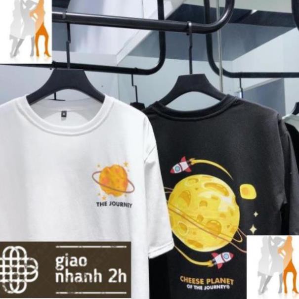 Áo thun unisex THE JOURNEY form rộng tay lỡ - Trùm Chuyên Sỉ Thời Trang - 20315858 ,