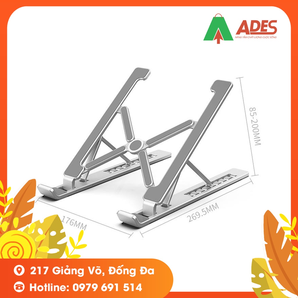 [Mã 154ELSALE2 giảm 7% đơn 300K] Macbook Stand Kim Loại 100% Gấp Gọn Thế hệ X6 - Hàng Chính Hãng