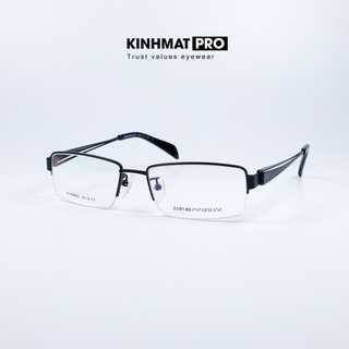 Gọng kính cận nam nữ gọng kính Emporio Armani EA9683 dáng hẹp Kính mắt Pro