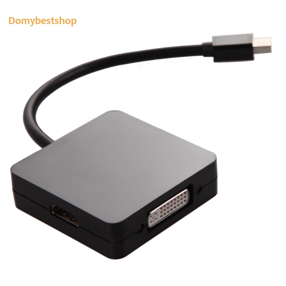 Mini Display Port DP Thunderbolt to DVI VGA HDMI Adapter Cable