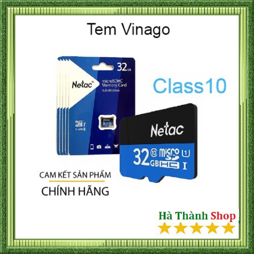 ( Giá Huỷ Diệt ) Thẻ nhớ Netac 32Gb,64GB,128GB Micro SD Class 10- chính hãng- Bảo hành 5 năm