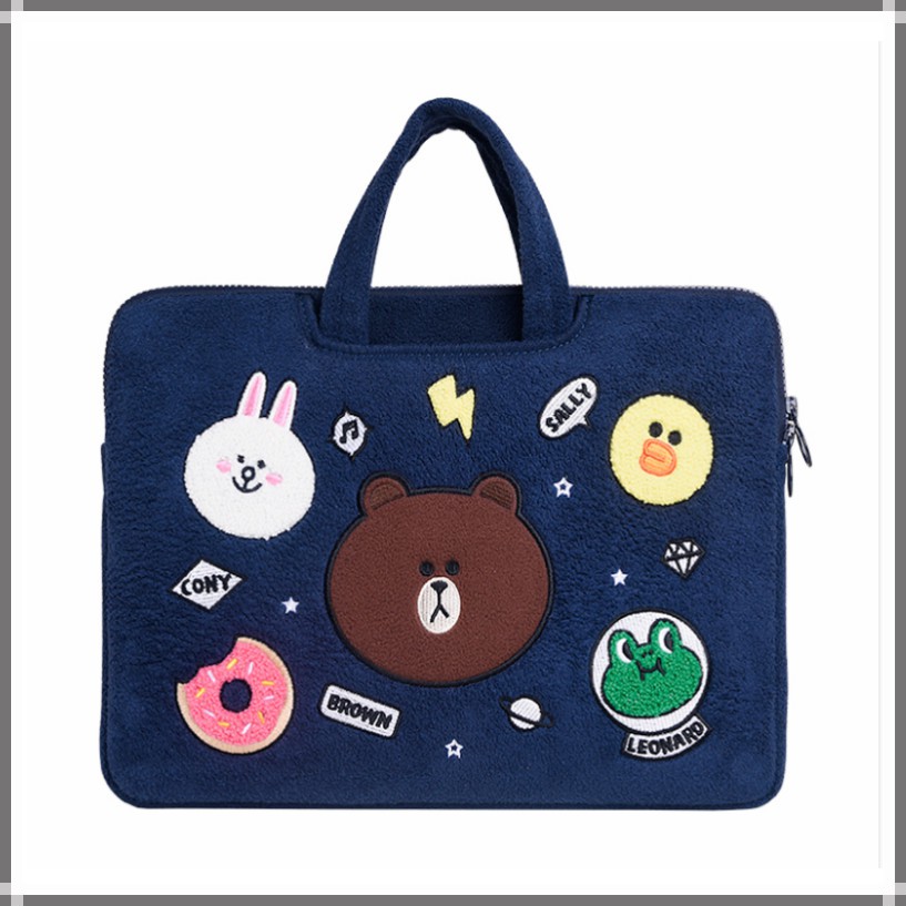 ⭐️ Kho Sẵn Sàng⭐️Túi Đựng Laptop Macbook Hình gấu Nâu Phong Cách Hàn Quốc
