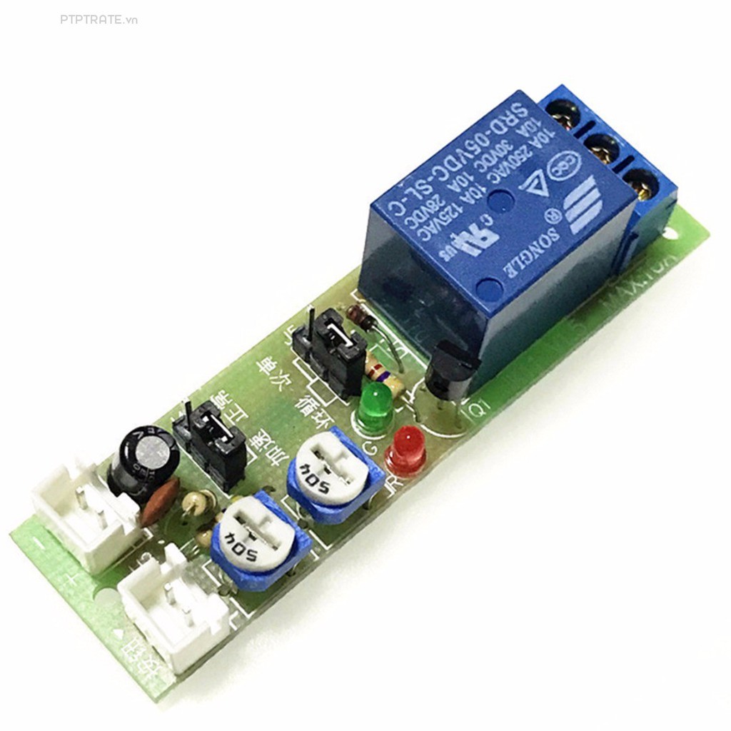 PTPTRATE ★1pc New DC 5V/12V/24V Infinite Cycle Delay Timing Timer Relay ON OFF Loop Module