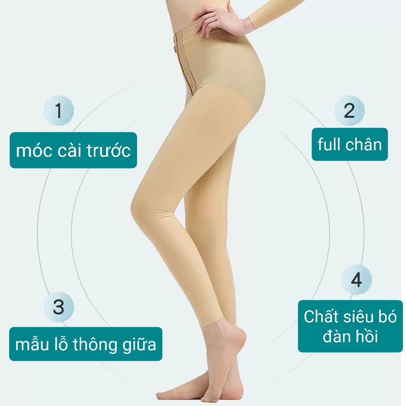 QUẦN ĐỊNH HÌNH SAU PT HÚT MỠ ĐÙI - BẮP CHÂN (DÀI FULL CHÂN)