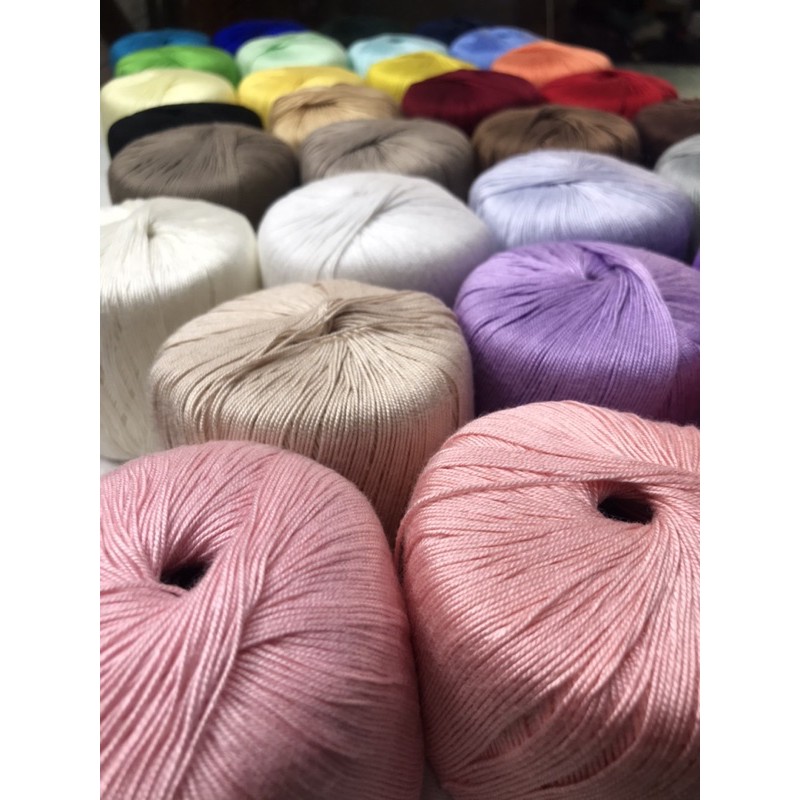 Sợi tơ lanh Yamma wool cuộn 50gr ,  mềm mượt - tự nhiên - kháng khuẩn và thoáng mát - dùng tốt cho cả trẻ em