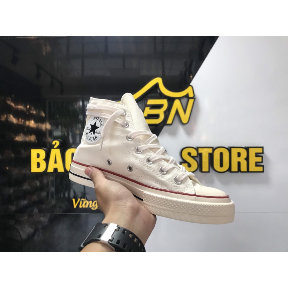 [ Full Bill + Box + Giấy gói ] Giày Sneaker Converse_CreamWhite_Màu Trắng kem Cao.