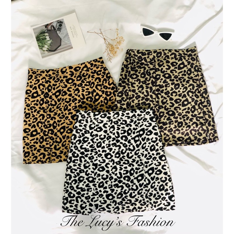 Chân váy chữ A ngắn họa tiết da beo thời trang mùa hè cho nữ (ảnh video thật) | BigBuy360 - bigbuy360.vn