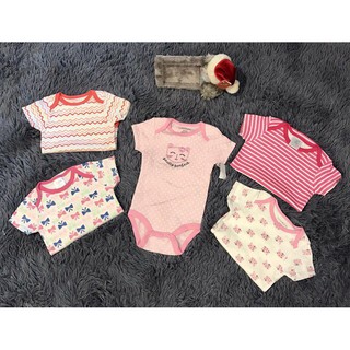 Set 5 bodysuit cộc cho bé