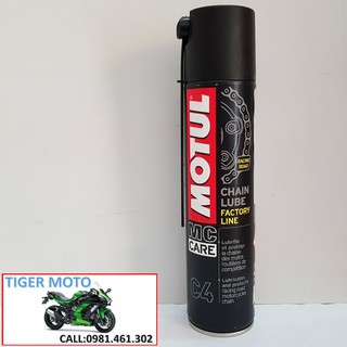 Motul Chain Lube Factory Line C4 (xịt sên Motul 400ml - mô tô đua)