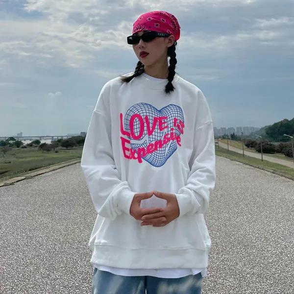 NRVP Áo Thun Nữ Dài Tay Cổ Tròn Thời Trang Hàn