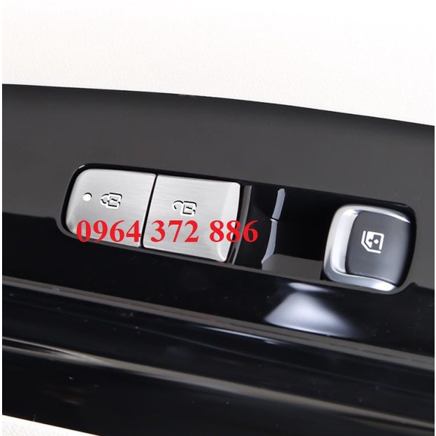 Bộ ốp nút điều khiển trong xe KIA Carnival 2021 - 2022 Full bộ 28 chi tiết nút nhôm mờ hàng xịn, start stop, ốp nội thất