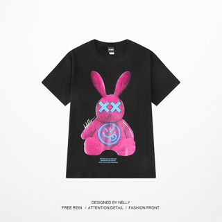 Áo phông Nelly chính hãng - Bad Rabbit Hồng (Mẫu mới 2021)