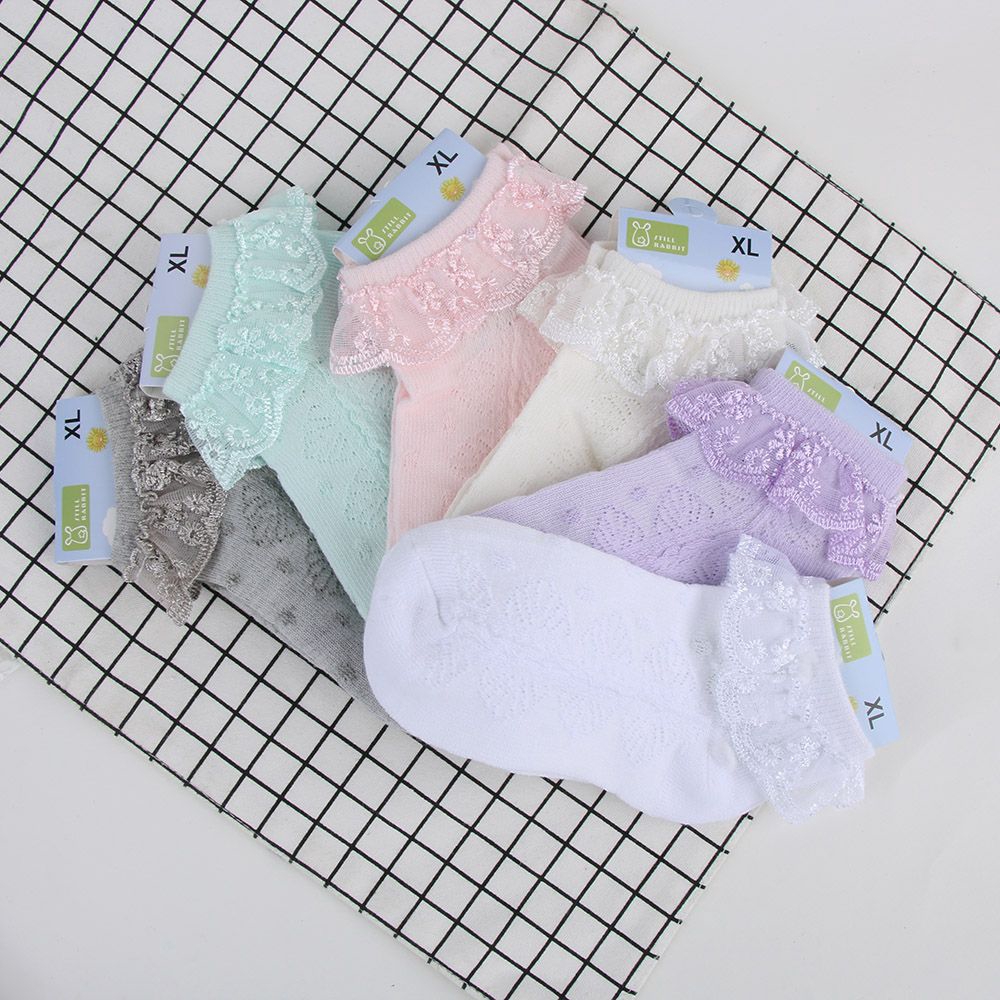 Vớ em bé gái sơ sinh đàn hồi chống trượt