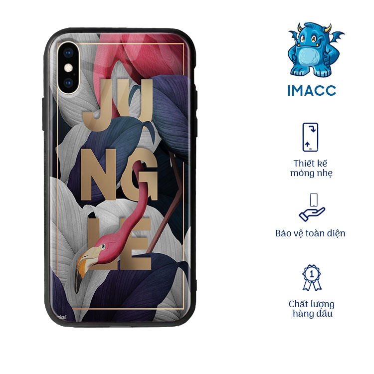 ốp đt flamingo bird thời trang imacc iphone 6/6plus/6s/6s plus/7/7plus/8/8plus/x/xs/xs max/11/11 promax/12/12 promax