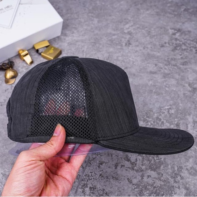 Nón Sơn snapback chính hãng dành cho nam chất liệu vải jean phối lưới cao cấp MC249B  - Hùng Nón Hiệu