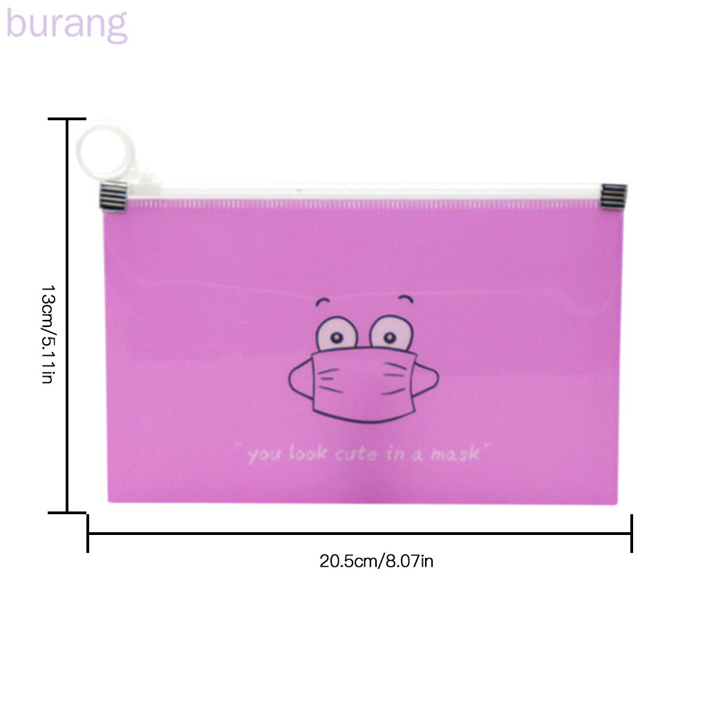 Túi Đựng Khẩu Trang Chống Bụi Thiết Kế Hoạt Hình Dễ Thương