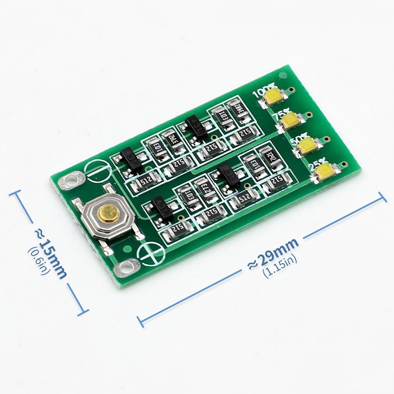 Mô-đun chỉ báo dung lượng pin Lithium 3S 11.1V 12V 12.6V Bảng hiển thị mức nguồn Lipo Li-ion 3 Dòng 9-26V