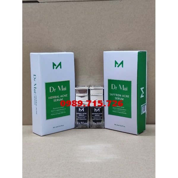 Dr Mai, Serum sạch mụn Dr Mai 6ml, lựa chọn hoàn hảo cho làn da mụn