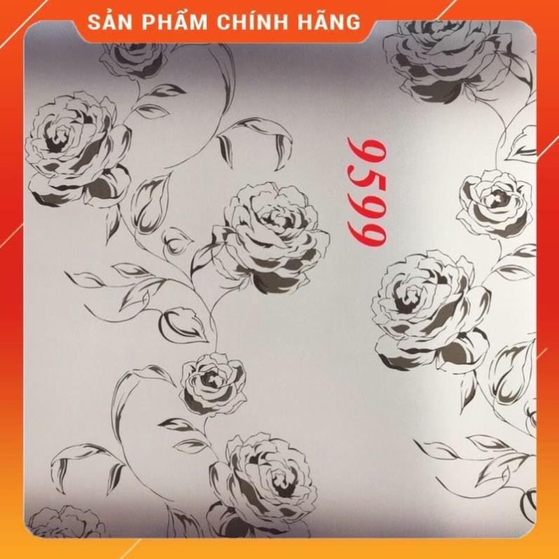 ĐêCan dán kính 3d hoa hồng 5d nổi khổ ngang 90cm