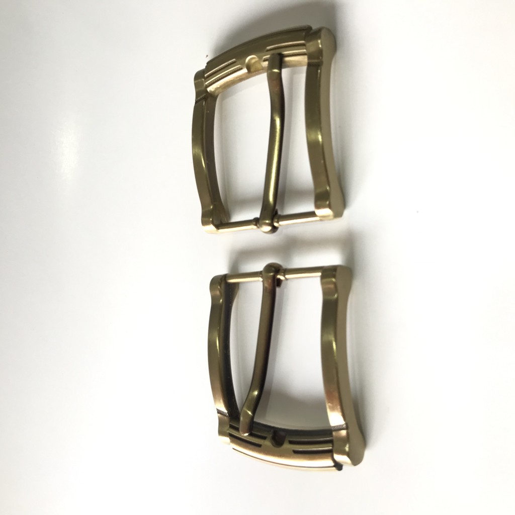 Đầu khóa thắt lưng, mặt thắt lưng nam kiểu khóa kim 4cm màu đồng