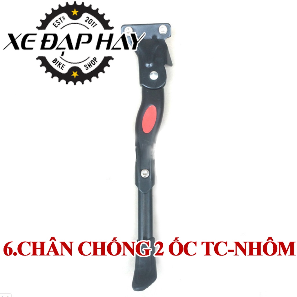 Chân Chống 2 Ốc Tùy Chỉnh - Nhôm | Phù Hợp Lắp Cho Xe Đạp Đua, Touring Bánh 700C Và Địa Hình Bánh 26, 27.5&quot;