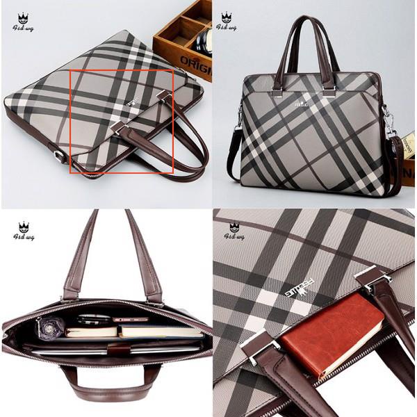 Chính Hãng cặp da cao cấp Cặp da kẻ sọc FSD WG07 chính hãng (Bảo hành 3 năm-kèm ảnh thật) | BigBuy360 - bigbuy360.vn