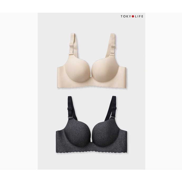 (COMBO 2 CHIẾC) Áo ngực Bra không gọng NỮ siêu nâng ngực mềm mại thoáng mát sexy TOKYOLIFE J1/S9BRA008I