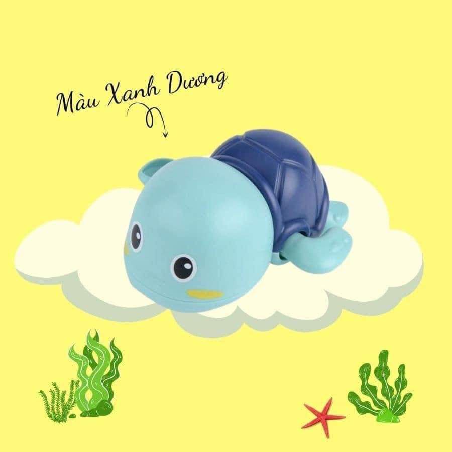 Đồ chơi nhà tắm bể bơi Đồ chơi rùa con vặn cót bơi dưới nước ngộ nghĩnh đáng yêu Shop Bé TiTi
