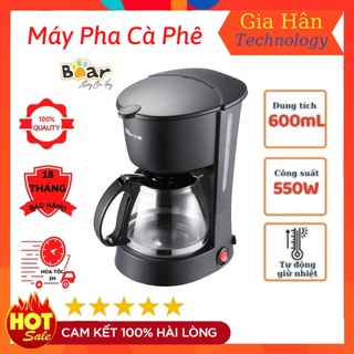 Máy Pha Cà Phê Đa Năng Bear CF B06V2 Máy Pha Cafe Mini Dung Tích 600Ml Thao Tác Đơn Giản Nhanh Chóng