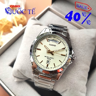 Đồng hồ nam casio 💖freeship💖đồng hồ casio mtp-1370d-9avdf chính hãng mặt bé sang trọng