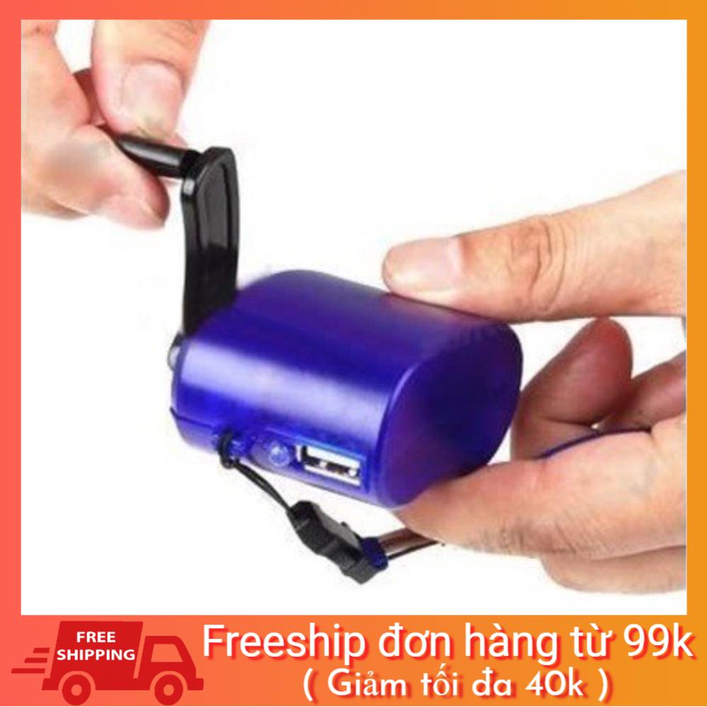 Máy phát điện cầm tay cổng USB tiện lợi khi đi du lịch