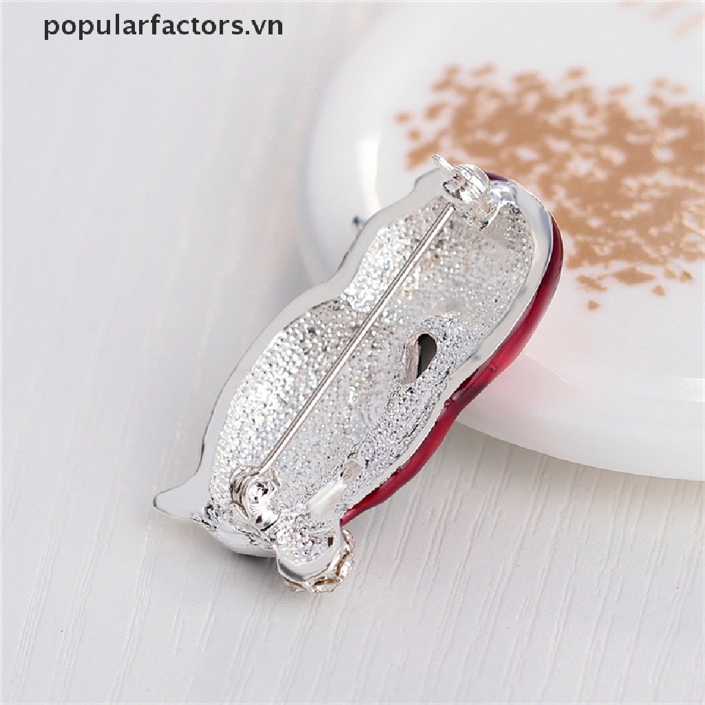 1 Huy Hiệu Cài Áo Hình Chim Cánh Cụt Giáng Sinh Đáng Yêu