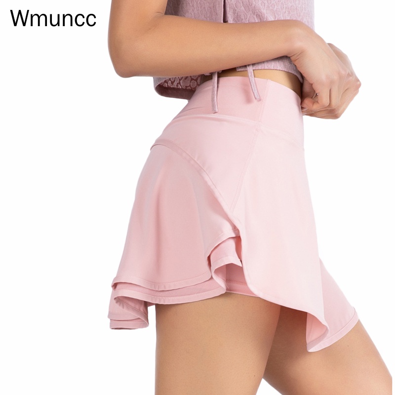 Wmuncc Chân Váy Thể Thao Dáng Lửng Chống Chói Thoáng Khí Thời Trang Cho Nữ