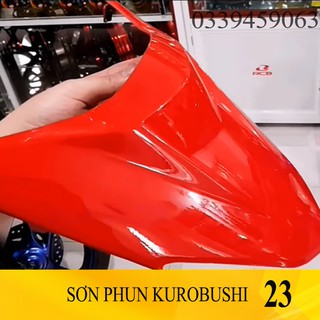 Chai sơn Kurobushi/Samurai 15/23 màu đỏ nổi bật