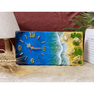 TRANH ĐỒNG HỒ ĐỂ BÀN TRANG TRÍ EPOXY RESIN ĐỘC NHẤT VÔ NHỊ (ĐB -03)
