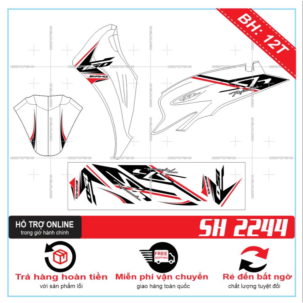 TEM XE SH 2020 AMG VER2 -- SHIN DECAL 2