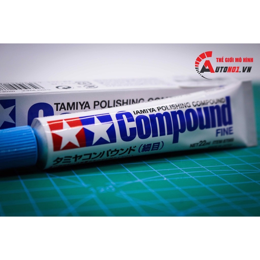 TUÝP GEL ĐÁNH BÓNG THÔ ( COARSE) - CỰC MỊN ( FINISH) - BÓNG THƯỜNG ( FINE) - TRÁM KHE TAMIYA POLISHING COMPOUND