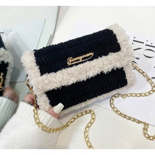 Full set túi handmade tự đan len viền xù nhiều màu (có video hướng dẫn)