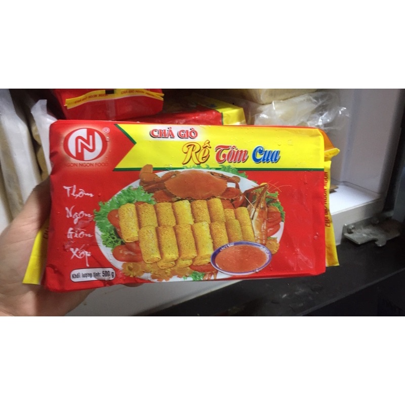 CHẢ GIÒ RẾ TÔM CUA-   500g( SHIP HOẢ TỐC ).GIÁ LẺ = SỈ ( Bình Tân)