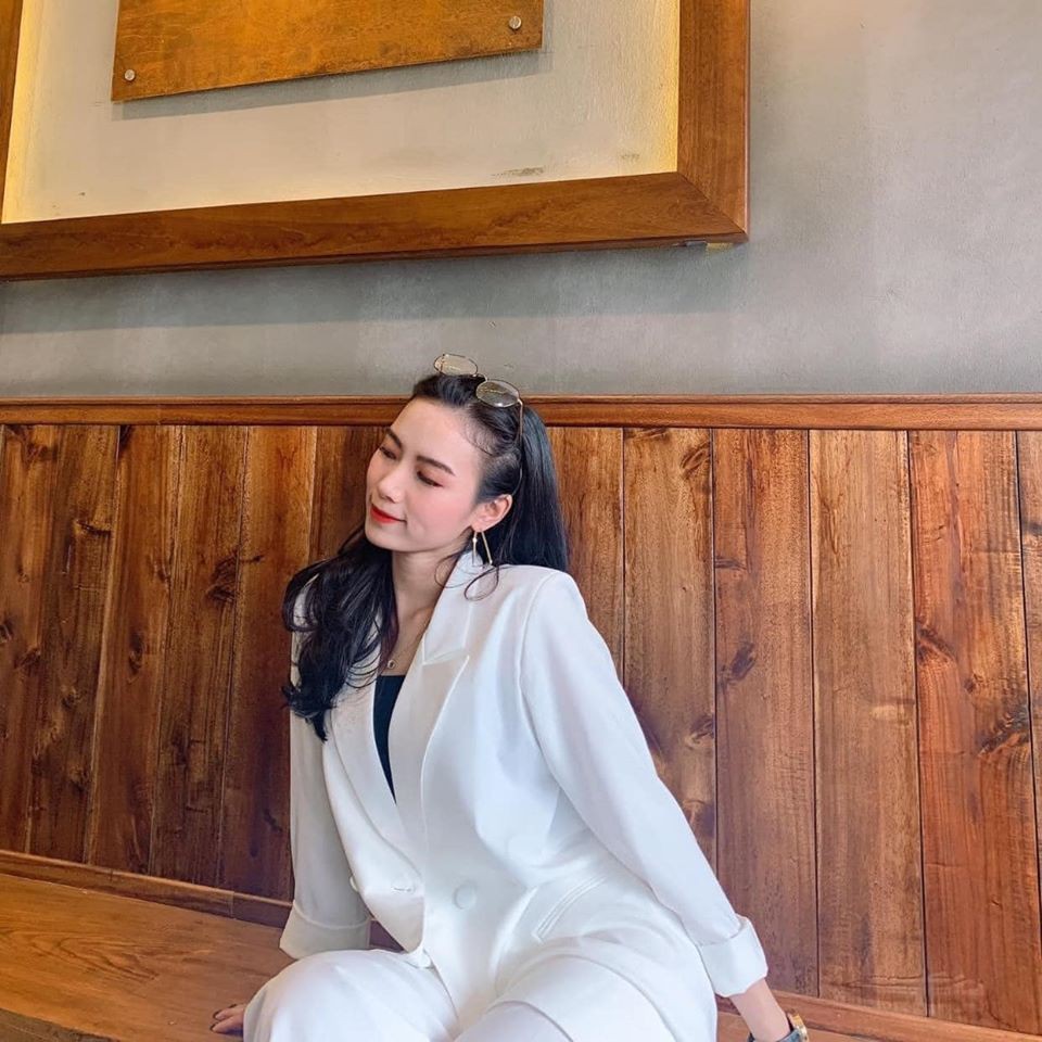 ÁO VEST NỮ DÁNG SUÔNG- ÁO BLAZER NỮ DÁNG SUÔNG CÚC BỌC