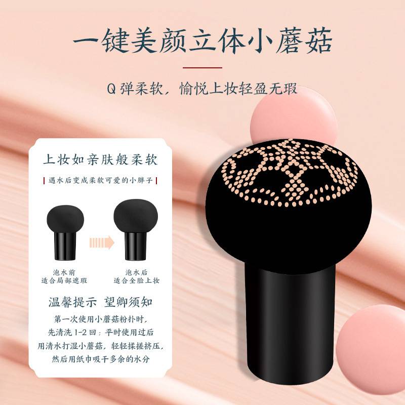 Phấn Nước Kèm Cọ Đầu Nấm Che Khuyết Điểm Chống Nắng Kháng Nước Và Mồ Hôi