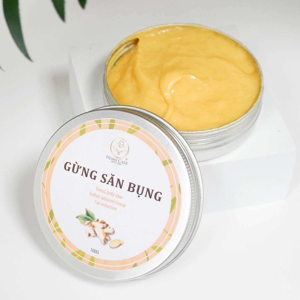 Cao gừng nghệ săn bụng Home Care săn chắc giảm thâm sạm vòng 2 cho mẹ sau sinh hũ 100g
